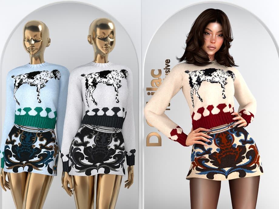 Сет одежды Mixed Print Set